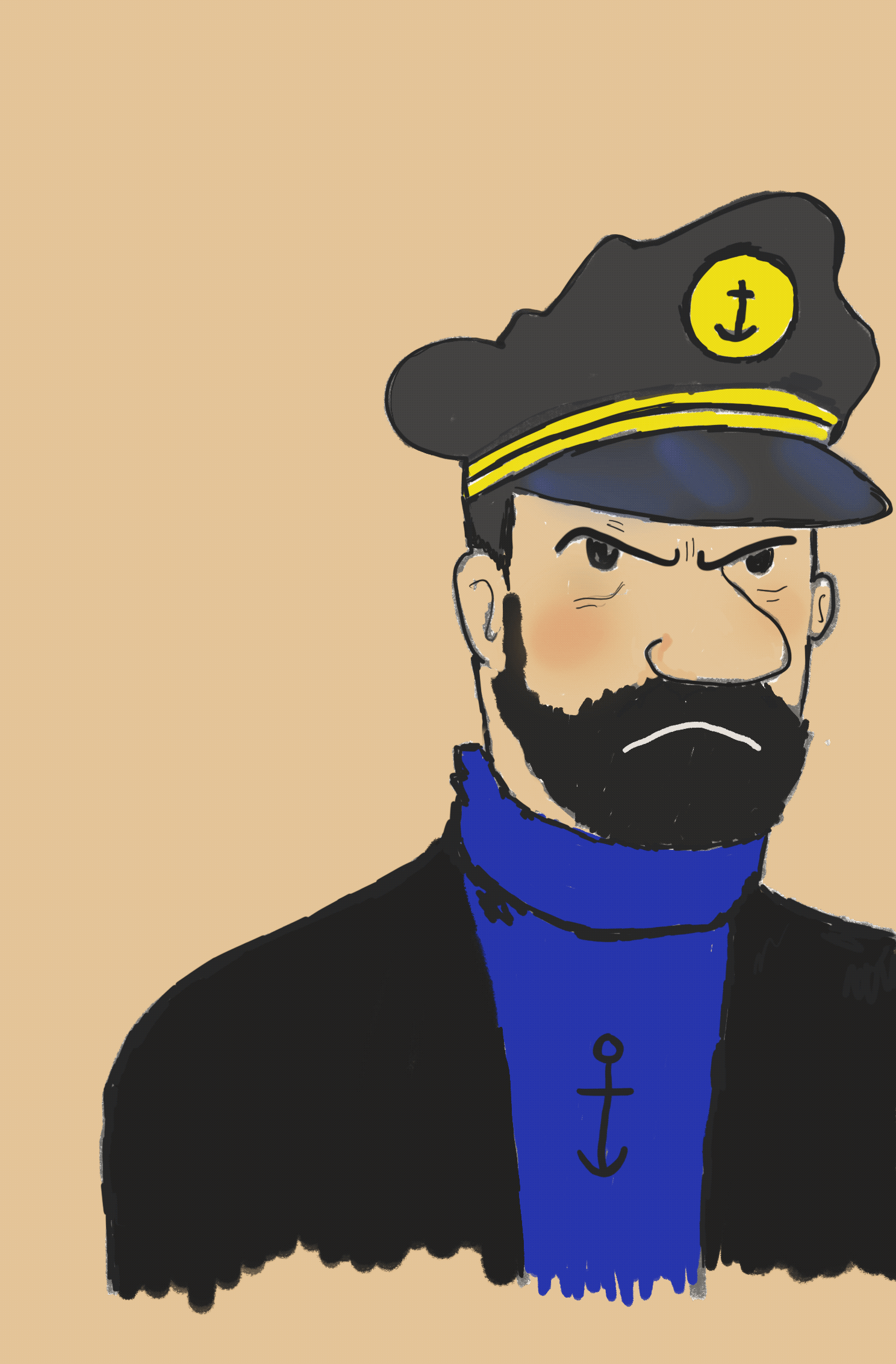 Captain Haddock animation